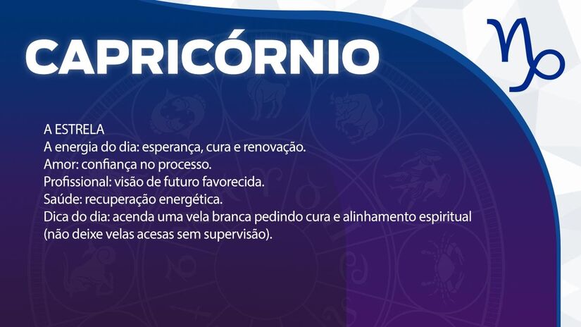 Previsão para Capricórnio / Arte/DL 