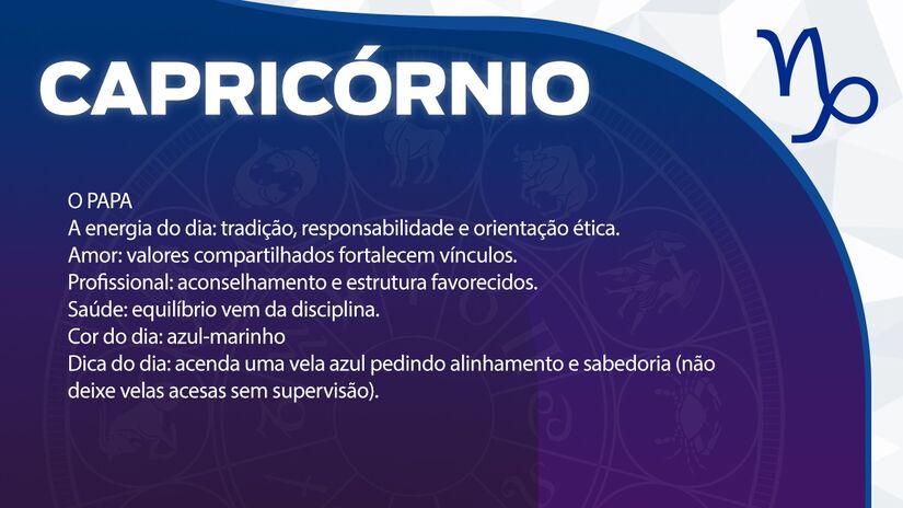 Previsão para Capricórnio / Arte/DL 