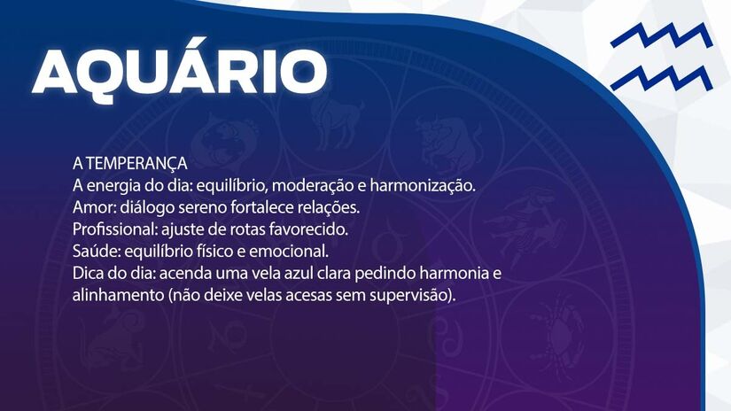 Previsão para Aquário / Arte/DL 