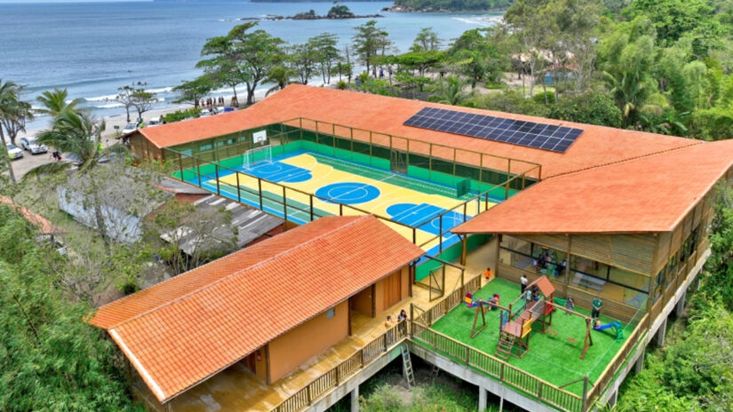 A E.M. Celeste Maria de Jesus foi inaugurada no último mês de dezembro / Divulgação/PMI