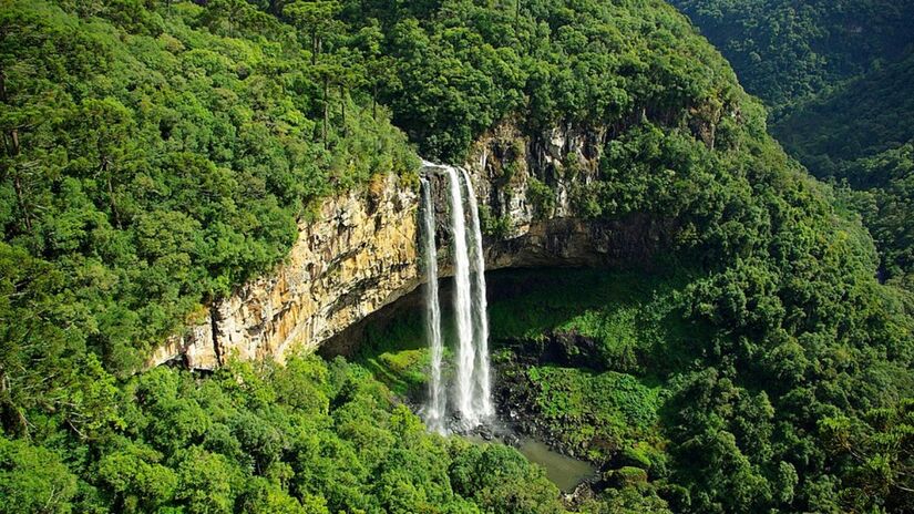 Cascata do Caracol (Canela, Rio Grande do Sul) / Tiago Fioreze/Wikimedia Commons