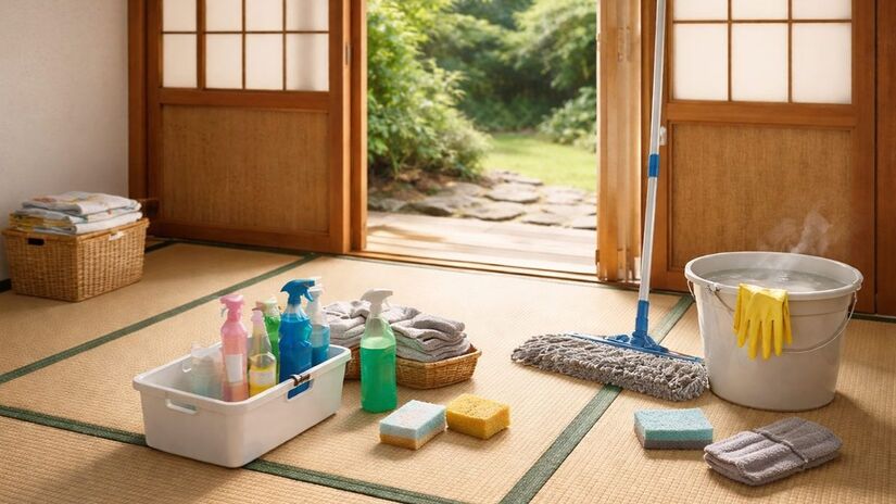 Simplicidade que acolhe: madeira, linhas retas e poucos móveis refletem a filosofia japonesa de cuidado com o espaço e o bem-estar / Imagem gerada por IA