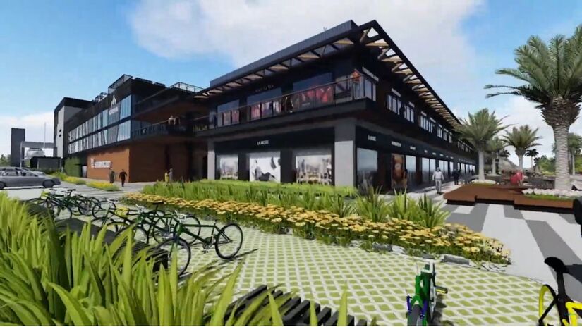 O shopping contará com um conceito open, que o integrará com a náutica e a própria cidade de Itajaí (Divulgação)