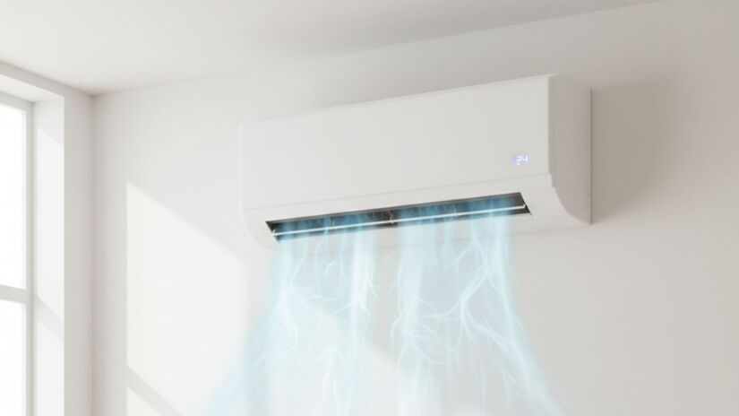 A análise se baseou em um aparelho de ar-condicionado split residencial com consumo anual de 362,6 kWh (Google Gemini/Imagem Gerada por IA)