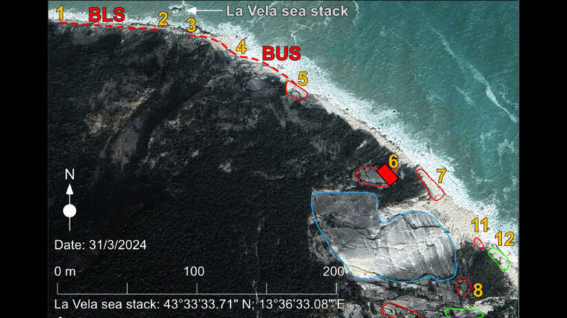 O que hoje é montanha já foi fundo marinho, depois deformado e soerguido por forças tectônicas / Montanari et al./Cretaceous Research, 2025