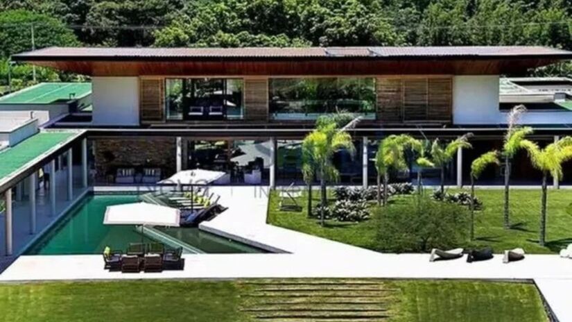 Mansão de Neymar em Mangaratiba / Reprodução