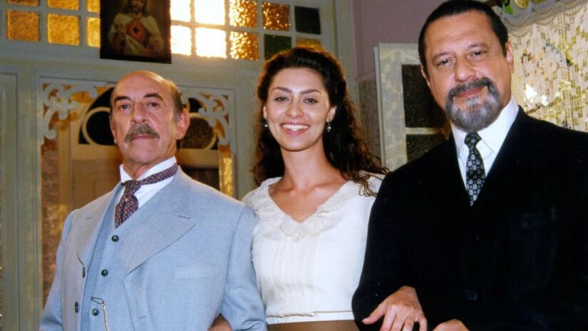 Raul Cortez, Maria Fernanda Cândido, Antonio Fagundes (Francesco, Paola, Gumercindo)/Globo