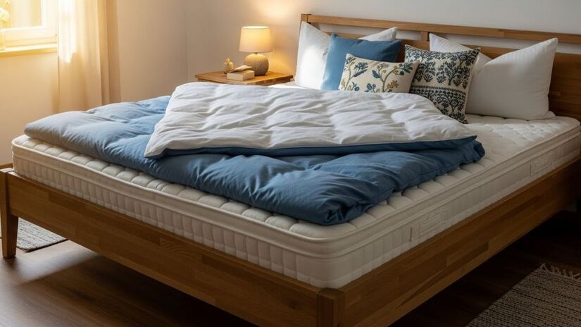 A organização inteligente agora se esconde em detalhes sutis como gavetas laterais invisíveis e marcenaria planejada que mantêm o ambiente limpo e sofisticado