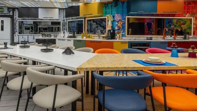 Os quartos do BBB 26 representam diferentes sonhos: voar, viver um grande amor e alcançar a eternidade, com cenários que exploram céu, corações e a passagem do tempo/ Globo/Redes Sociais
