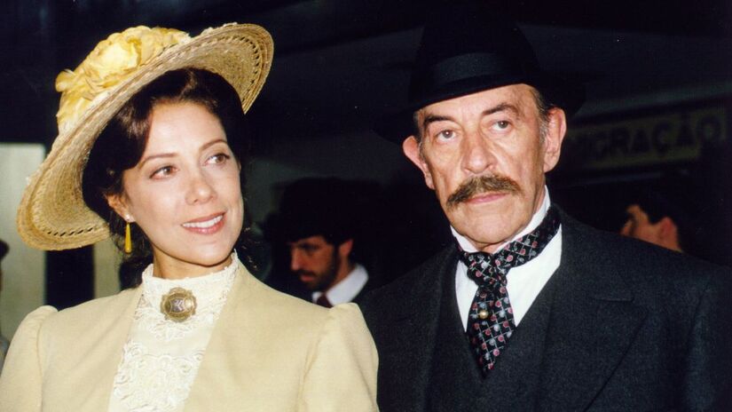 Francesco (Raul Cortez) e Janete (Ângela Vieira)/Globo