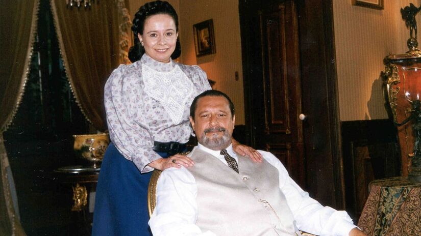 Gumercindo (Antônio Fagundes) e Maria do Socorro (Débora Duarte)/Globo