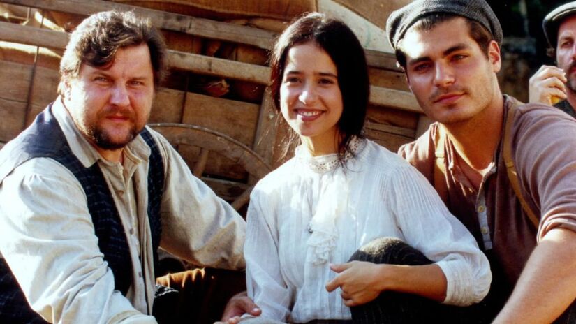 Antonio Calloni, Paloma Duarte, Thiago Lacerda (Bartolo, Angélica, Matheu)/Globo
