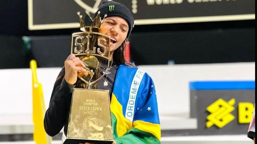 Dom&iacute;nio no X Games
Rayssa venceu m&uacute;ltiplas etapas dos X Games, consolidando-se como um dos principais nomes do skate feminino mundial/Redes Sociais 
