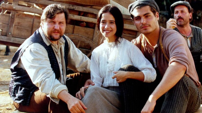 Antonio Calloni, Paloma Duarte, Thiago Lacerda (Bartolo, Angélica, Matheu)/Globo
