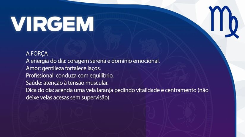  Previsão para Virgem / Arte/DL 