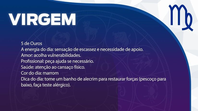  Previsão para Virgem / Arte/DL 