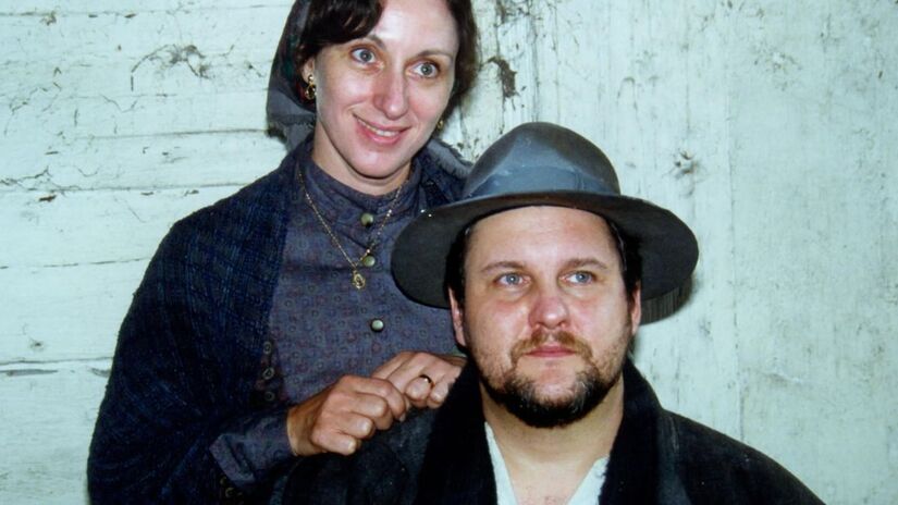 
Lu Grimaldi, Antonio Calloni (Leonora, Bartolo) /Globo