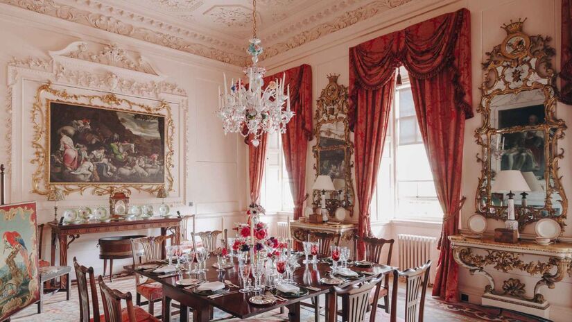 A histórica Dumfries House, localizada na Escócia, será o cenário de um dos centros de eventos mais exclusivos da Europa após um investimento de R$ 46,8 milhões/Dumfries House