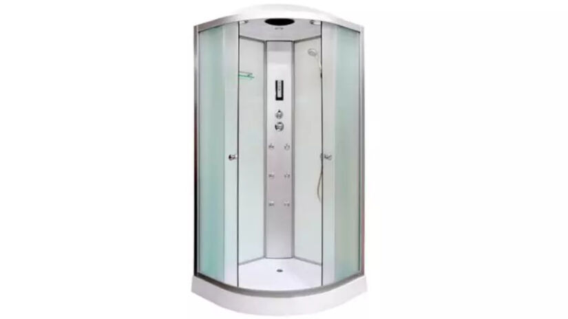 A nova estrela do banheiro é a cápsula de duche (ou cabine de banho inteligente) / Divulgação/Mercado Livre