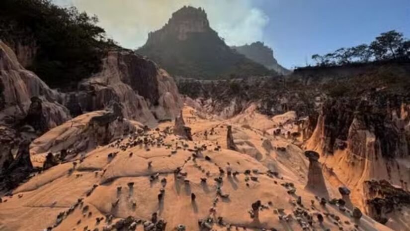 As chaminés de fada registradas no Brasil foram identificadas em Goiás e ajudam pesquisadores a entender a evolução do relevo e do clima da região ao longo do tempo geológico/Pexels