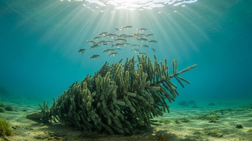 As &aacute;rvores submersas favorecem a reprodu&ccedil;&atilde;o e aumentam a biodiversidade local / ImageFX