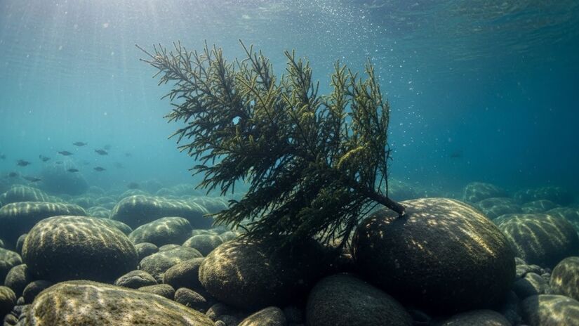 Projetos ambientais usam &aacute;rvores de Natal para recuperar &aacute;reas aqu&aacute;ticas degradadas / ImageFX