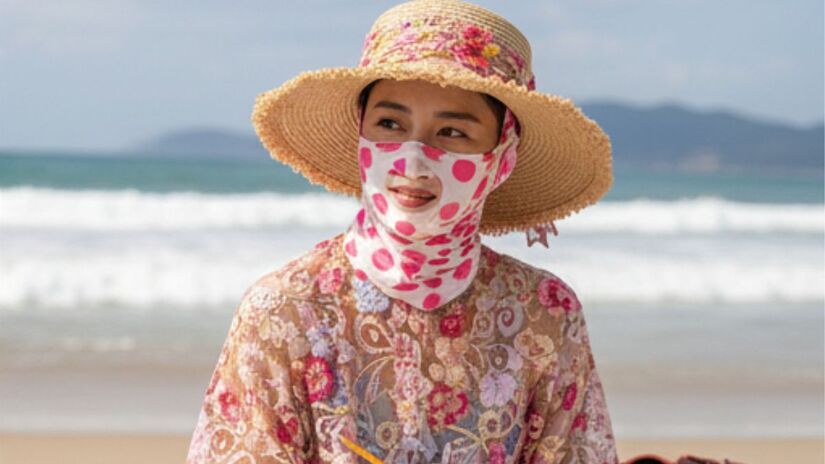 Versões modernas e coloridas transformaram a máscara de proteção em um acessório de moda ousado e urbano/Gemini