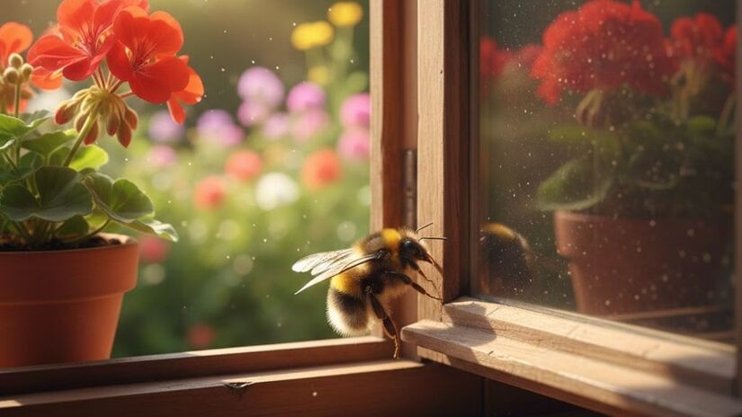 Do ponto de vista científico, se elas estão presentes, é um sinal de que o ambiente oferece recursos vitais a elas, como néctar, pólen e água (Google Gemini/Imagem Gerada por IA)