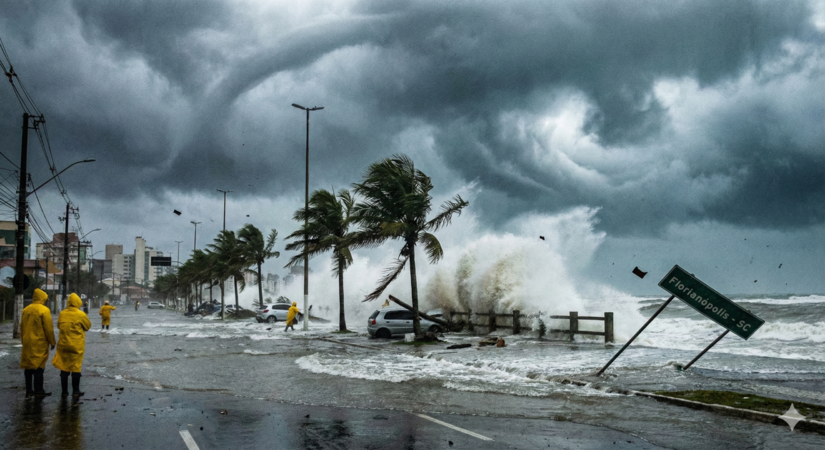 Fenômeno deve mexer com o mar e causar ondas enormes / IA