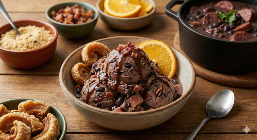 Que tal um sorvete sabor feijoada? / Imagem ilustrativa IA