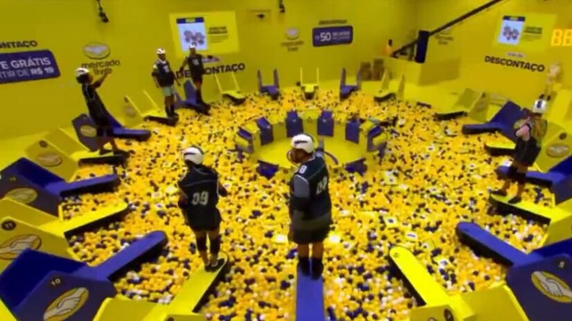 Durante um determinado momento da prova, Henry chegou a comentar com a participante Sarah que queria desistir da prova (Globoplay/Reprodu&ccedil;&atilde;o)