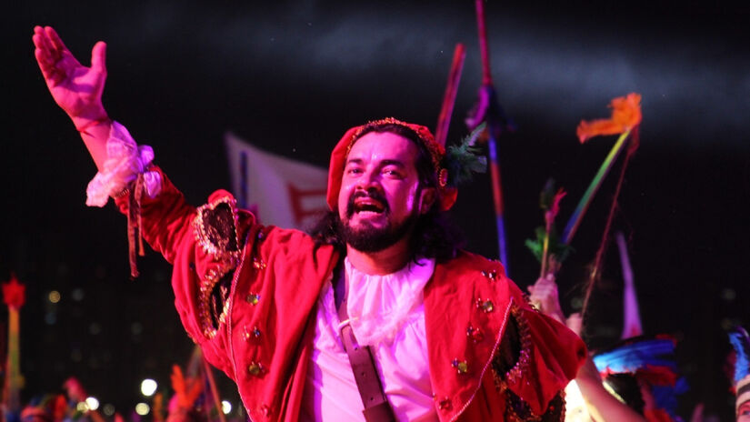 Neste ano, o tema "O Chamado dos Elementos" (água, fogo, terra e ar) guia a obra / Divulgação/PMSV