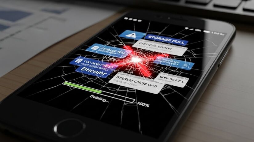 O excesso de arquivos digitais é resultado da produção constante de conteúdo no dia a dia / ImageFX