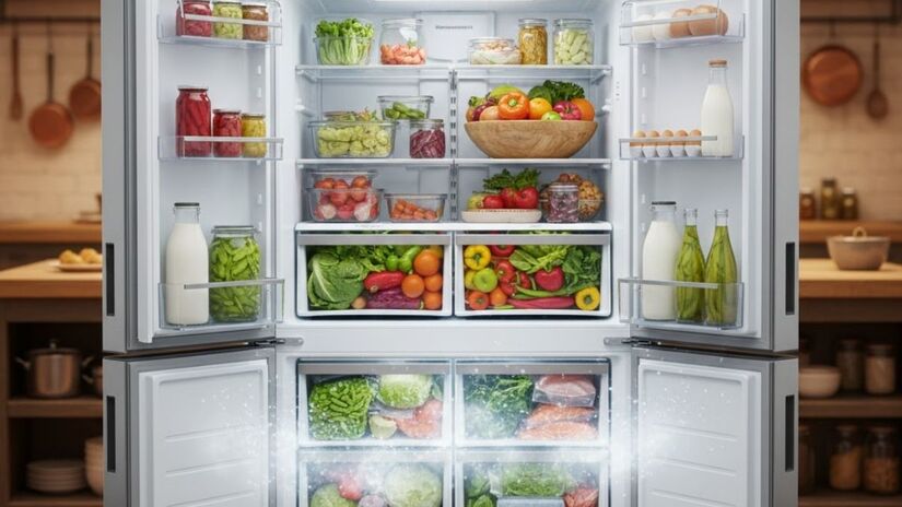 Recentemente, os especialistas descobriram que o congelamento no freezer n&atilde;o acaba anulando os benef&iacute;cios biol&oacute;gicos dos alimentos (Google Gemini/Imagem Gerada por IA)
