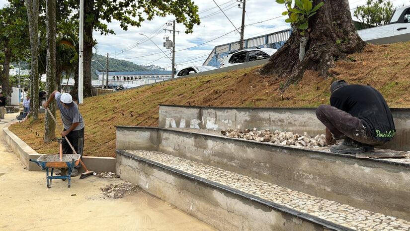 O projeto prevê ainda muros grafitados para valorizar a arte urbana local / Divulgação/PMSV