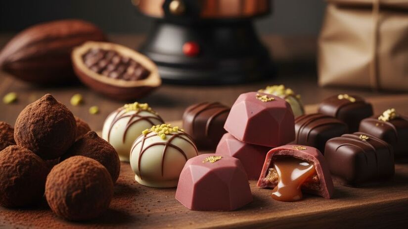 Apenas em 2024, a cidade faturou cerca de US$ 41,2 milhões com vendas de chocolate para fora do país (Imagem Gerada por IA/Google Gemini)