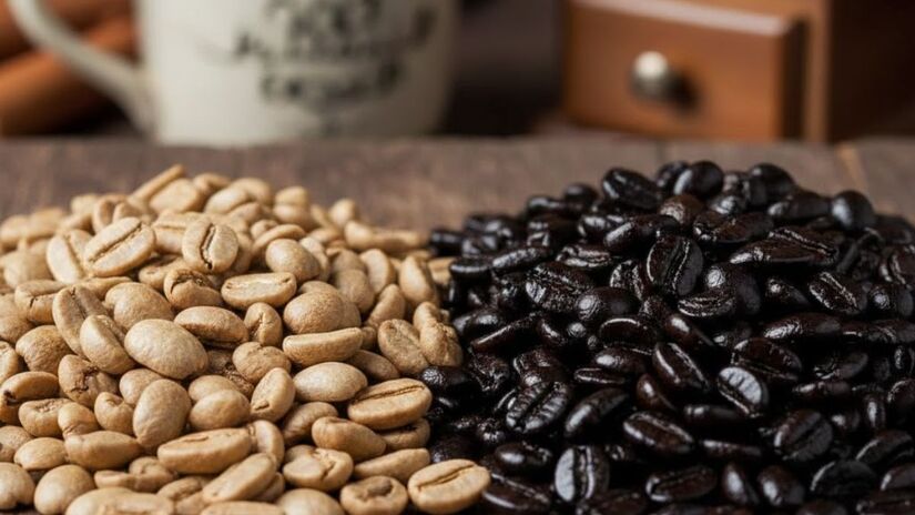 Entretanto, a escolha ideal para as pessoas com estômago forte é a torra clara, enquanto os estômagos sensíveis devem consumir a torra escura (Google Gemini/Imagem Gerada por IA)