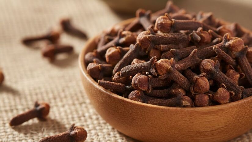 O cravo-da-índia conta com uma série de benefícios por conta de suas propriedades antibacteriana (Google Gemini/Imagem Gerada por IA)