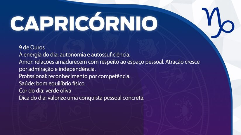 Previsão para Capricórnio / Arte/DL 