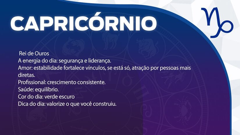 Previsão para Capricórnio / Arte/DL 
