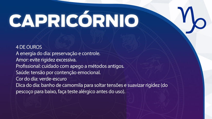 Previsão para Capricórnio / Arte/DL 