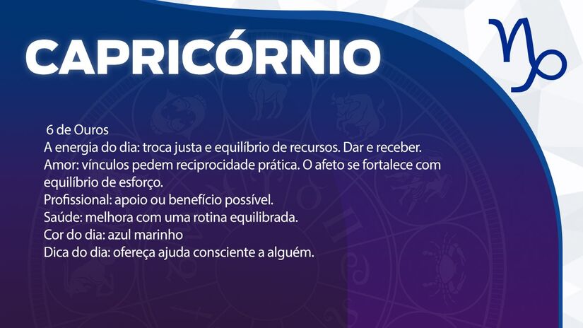 Previsão para Capricórnio / Arte/DL 