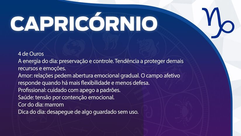 Previsão para Capricórnio / Arte/DL 