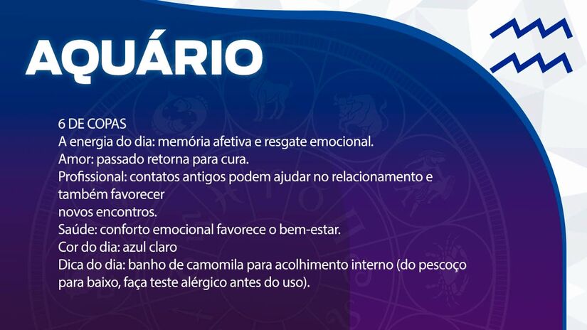 Previsão para Aquário / Arte/DL 