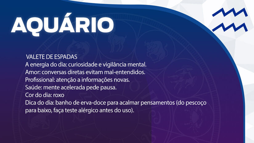 Previsão para Aquário / Arte/DL 