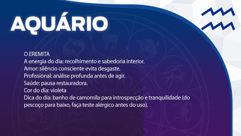 Previsão para Aquário / Arte/DL 