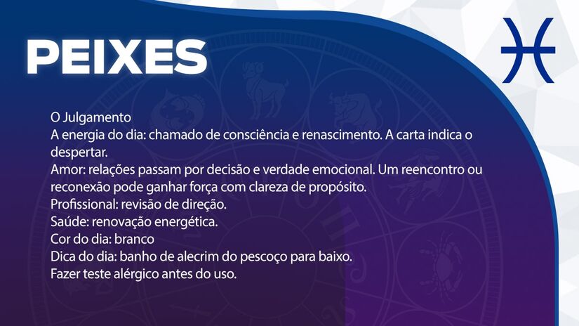 Previsão para Peixes / Arte/DL