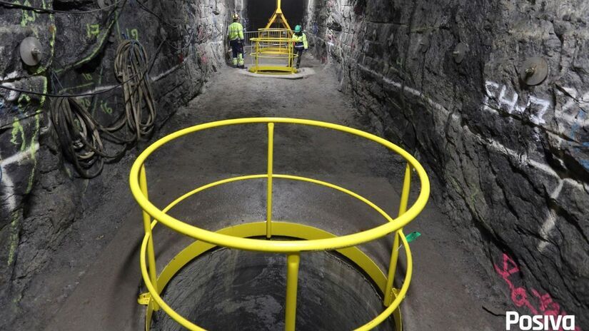 O protótipo Sanna foi utilizado nos testes FISST para perfurar os primeiros furos de deposição, validando a tecnologia desenvolvida / Posiva/Divulgação