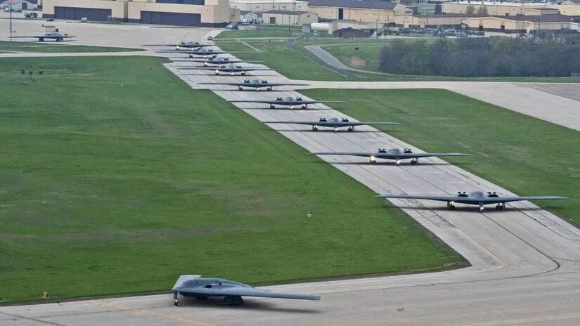 Em 2001, o 'Spirit of America' e outros cinco bombardeiros entraram no espaço aéreo do Afeganistão durante a guerra contra o regime Talibã