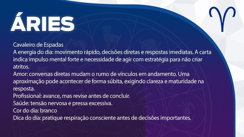 Previsão para Áries / Arte/DL 